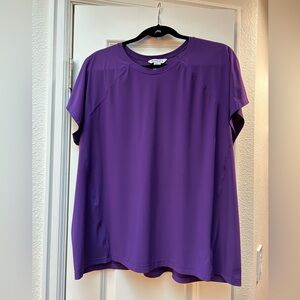 Athleta Ultimate Preformance Training Tee Purple